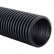 225mm Twinwall Corrugated Stormwater Pipe | Unperforated | 6m