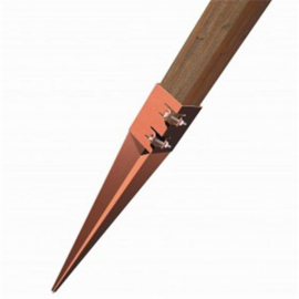 Metpost 4x4"x30" Gal Spike For Heavy Duty Fencing | MET4B30D2