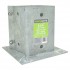 4" Bolt Down Wedge Grip Fence Support Galvanised