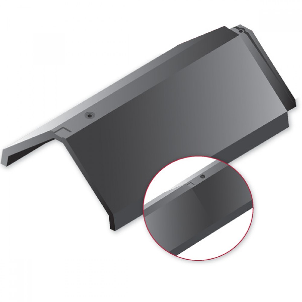 Dura Universal Ridge Tile Blue/Black | 440mm x 270mm