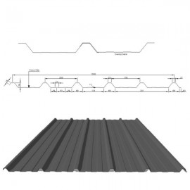 Colourclad 0.5mm Box Cladding | Grey | 5.4m
