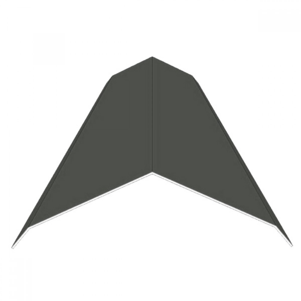 Colourclad Ridge Flashing | 130 Degree | Grey | 3m