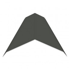 Colourclad Ridge Flashing | 130 Degree | Grey | 3m