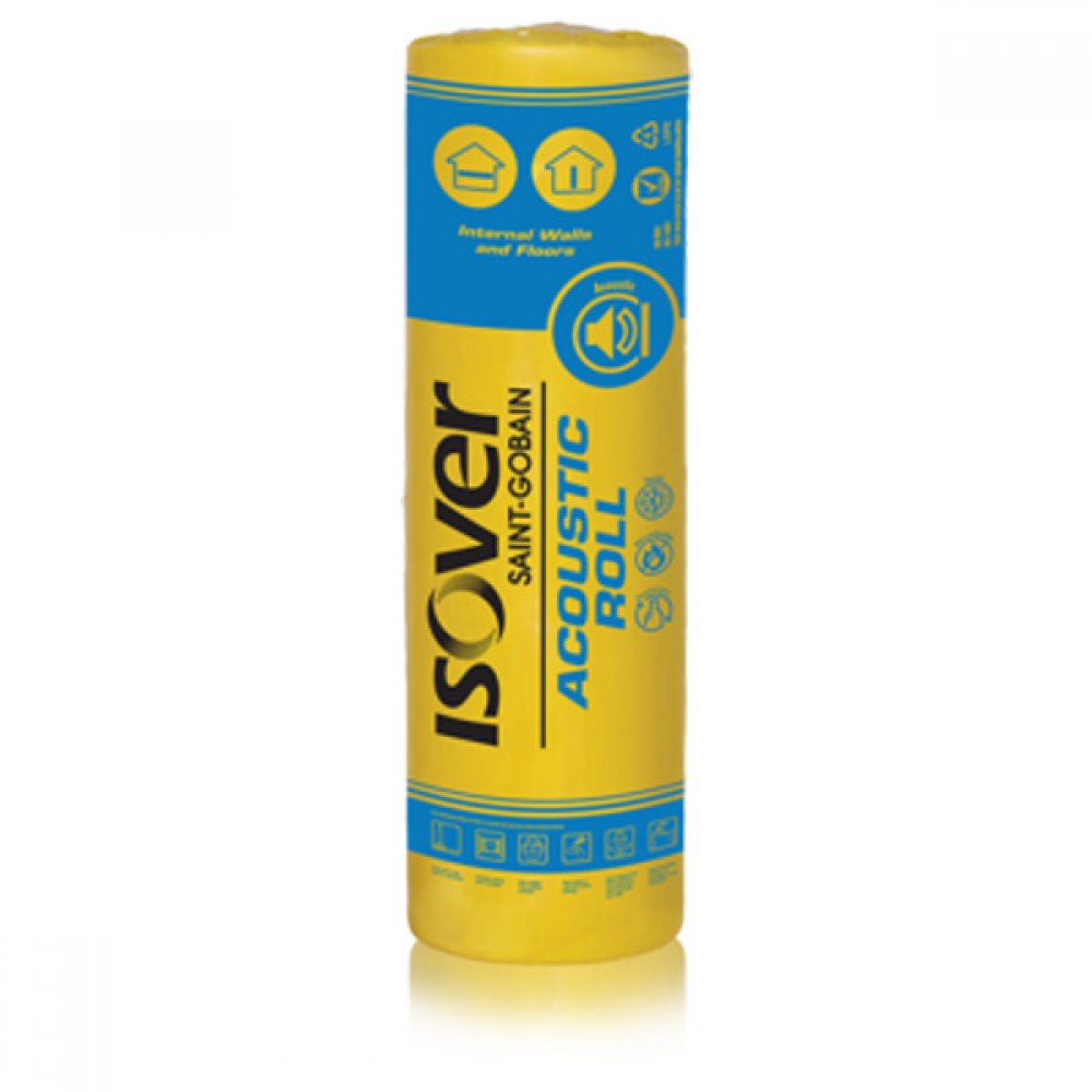 Isover 100mm Acoustic Roll W/mk 0.036 (7.5m2) | Per Roll