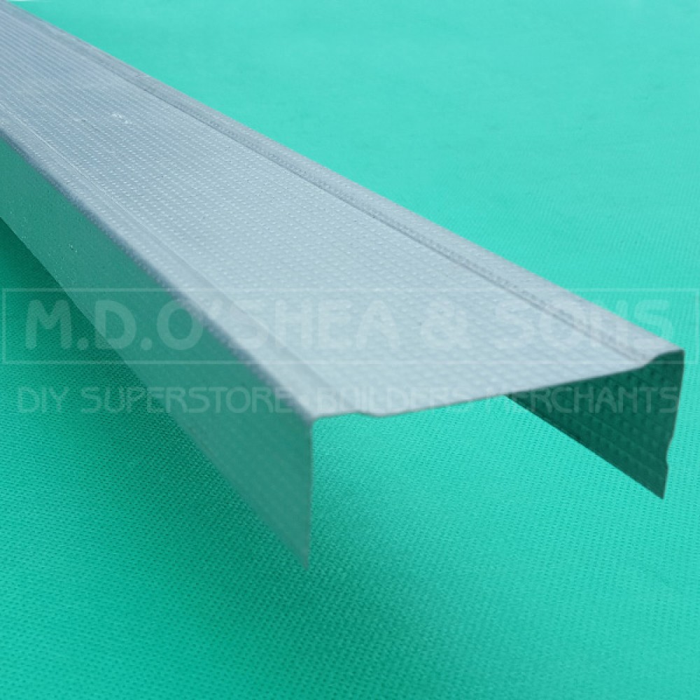 72mm Metal U Track | 3 Metre | 72C50 | SFSDT72