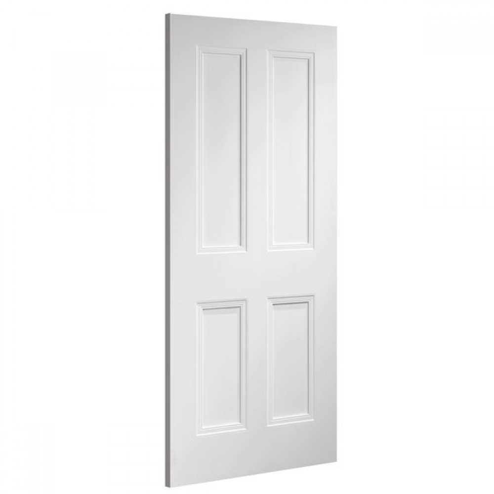 Deanta NM1 White Primed 4 Panel Door