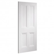 Deanta NM1 White Primed 4 Panel Door