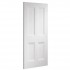 Deanta NM1 White Primed 4 Panel Door