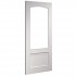 Deanta RB7G White Primed Door | Glass Optional