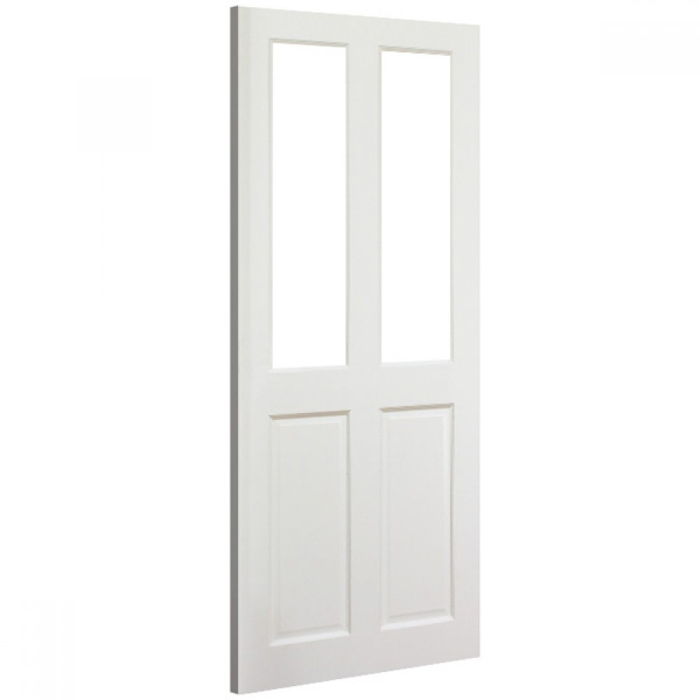 Deanta WM4G White Primed Door | Glass Optional Extra