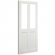 Deanta WM4G White Primed Door | Glass Optional Extra