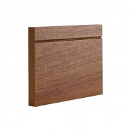 Deanta Shaker Walnut Skirting | 147mm x 16mm | 3.6M
