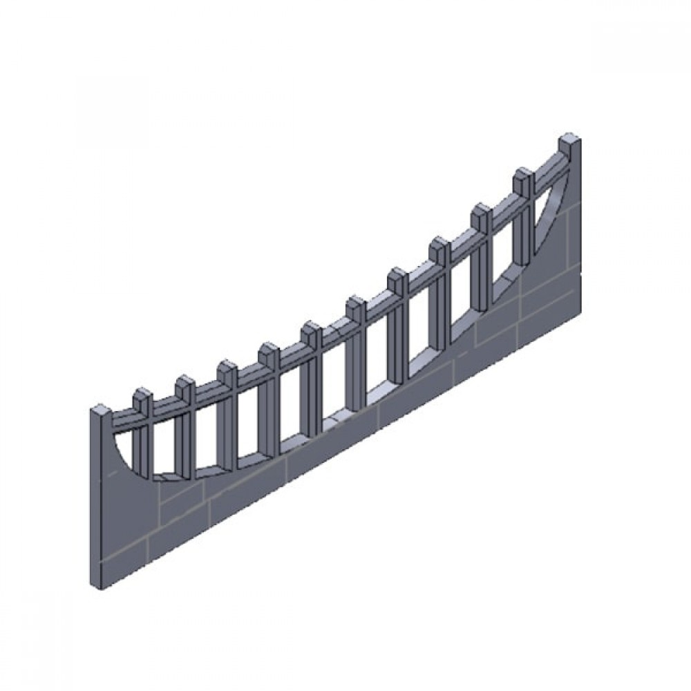 Concrete Rockfaced Palisade