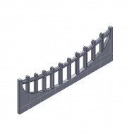 Concrete Rockfaced Palisade