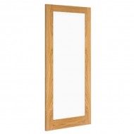 Deanta Nm6g Oak Shaker Clear Glazed Door