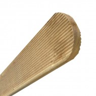 4" X 1" Ribbed Round Top Boards 