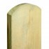 6" X 1" Round Top Plank 