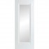 Doras Amsterdam 1 Lite Door Painted White ( Clear Glazed)