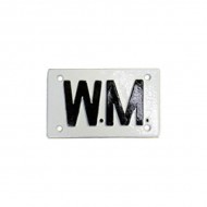 W.M. Marker Plate (Water Meter)