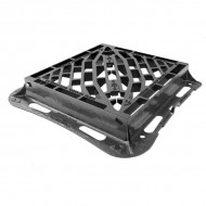 Dover D400 Gully Grate | Locked And Hinged | 420x420 