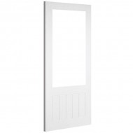 Deanta HP38G Primed White Door | Glass Optional