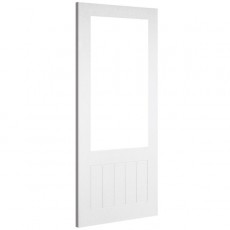 Deanta HP38G Primed White Door | Glass Optional