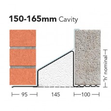 Steel Cavity Lintel | 150-165mm | S/k-150 | Size Options