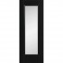 Doras Amsterdam 1 Lite Door Black Painted ( Clear Glazed)