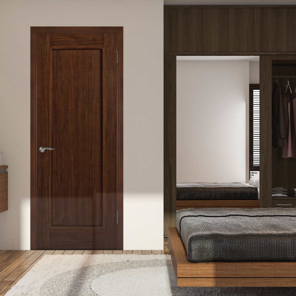 Daiken Walnut 1 Panel Shaker Door