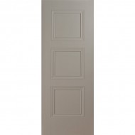 Doras Vienna 3 Panel Door Painted Silk Grey