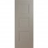 Doras Vienna 3 Panel Door Painted Silk Grey