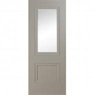 Doras Salzburg 1p 1 Lite Door Silk Grey | Clear Glazed