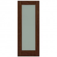Daiken Walnut 1 Panel Frosted Glass Door