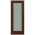 Daiken Walnut 1 Panel Frosted Glass Door
