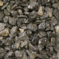 Clare Black Chip Stone Jumbo Bag | 14mm