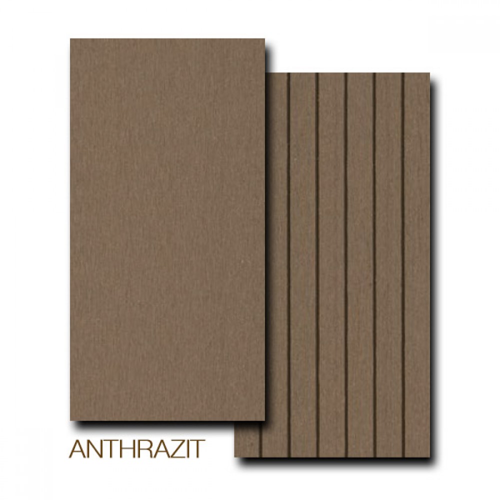 Montana Composite Decking Board | Anthrazit | 135mm X 25mm X 3.6m