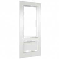 Deanta WR2G White Primed Door | Glass Optional