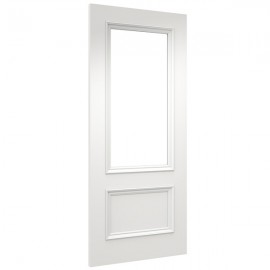 Deanta WR2G White Primed Door | Glass Optional