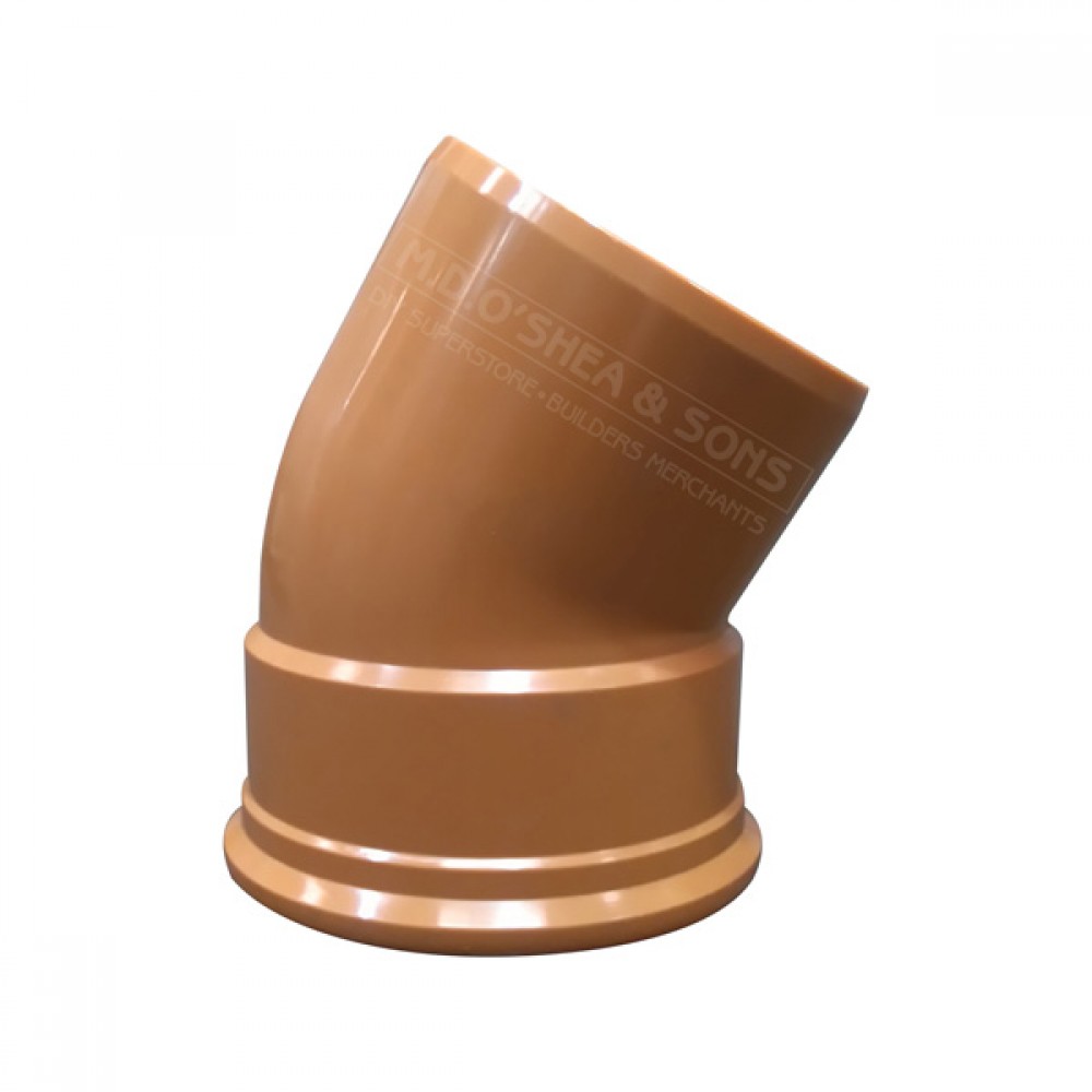 30 Degree Single Socket Sewer Bend | Choose Diameter
