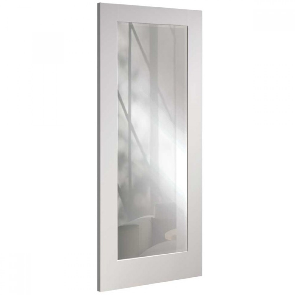 Deanta NM5GM Shaker Style Primed Door with Mirror