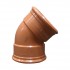 45 Degree Double Socket Sewer Bend | Choose Diameter