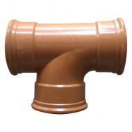 4" Sewer Tee Branch (triple Socket)