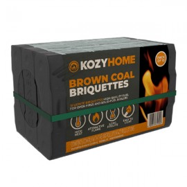 Kozy Home Brown Coal Briquettes | 10kg