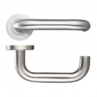 Ecco Return To Door Lever On Rose | ZCS2030SS