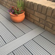 Montana Composite Decking Board | Soft Grey | 135mm X 25mm X 3.6m