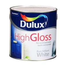 Dulux High Gloss Paint | White | Size Options