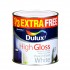Dulux High Gloss Paint | White | Size Options