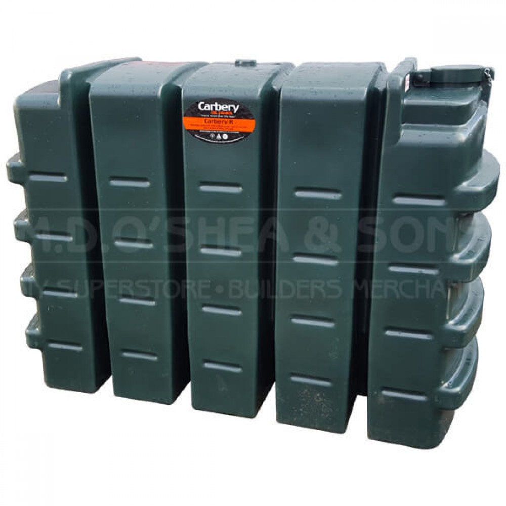 Carbery 900L Rectangular Single Skin Plastic Oil Tank | 900 Litre