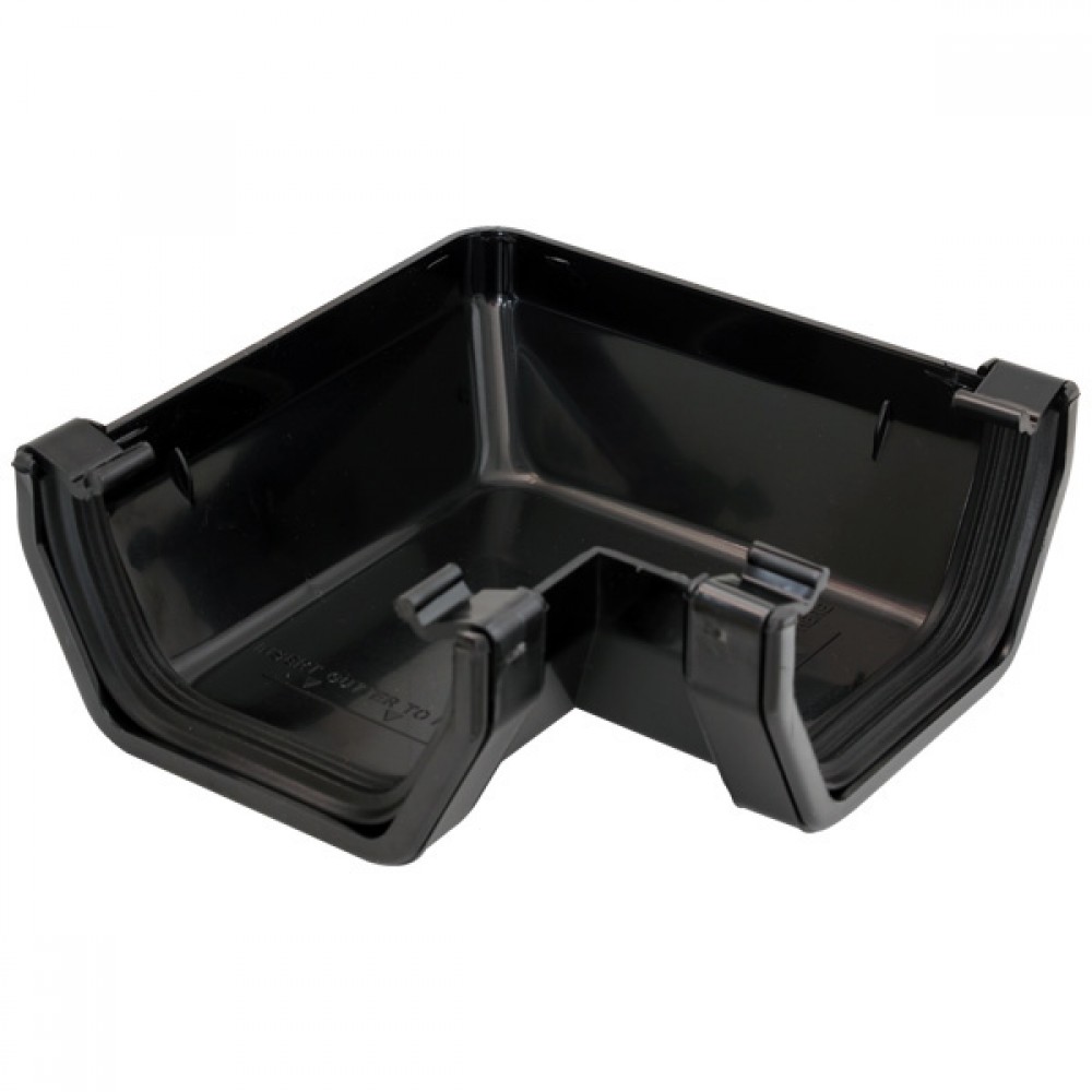 Jg Kelly 90 Degree Gutter Angle | White | Black