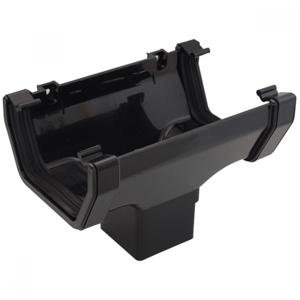 Jg Kelly Gutter Running Outlet | White | Black